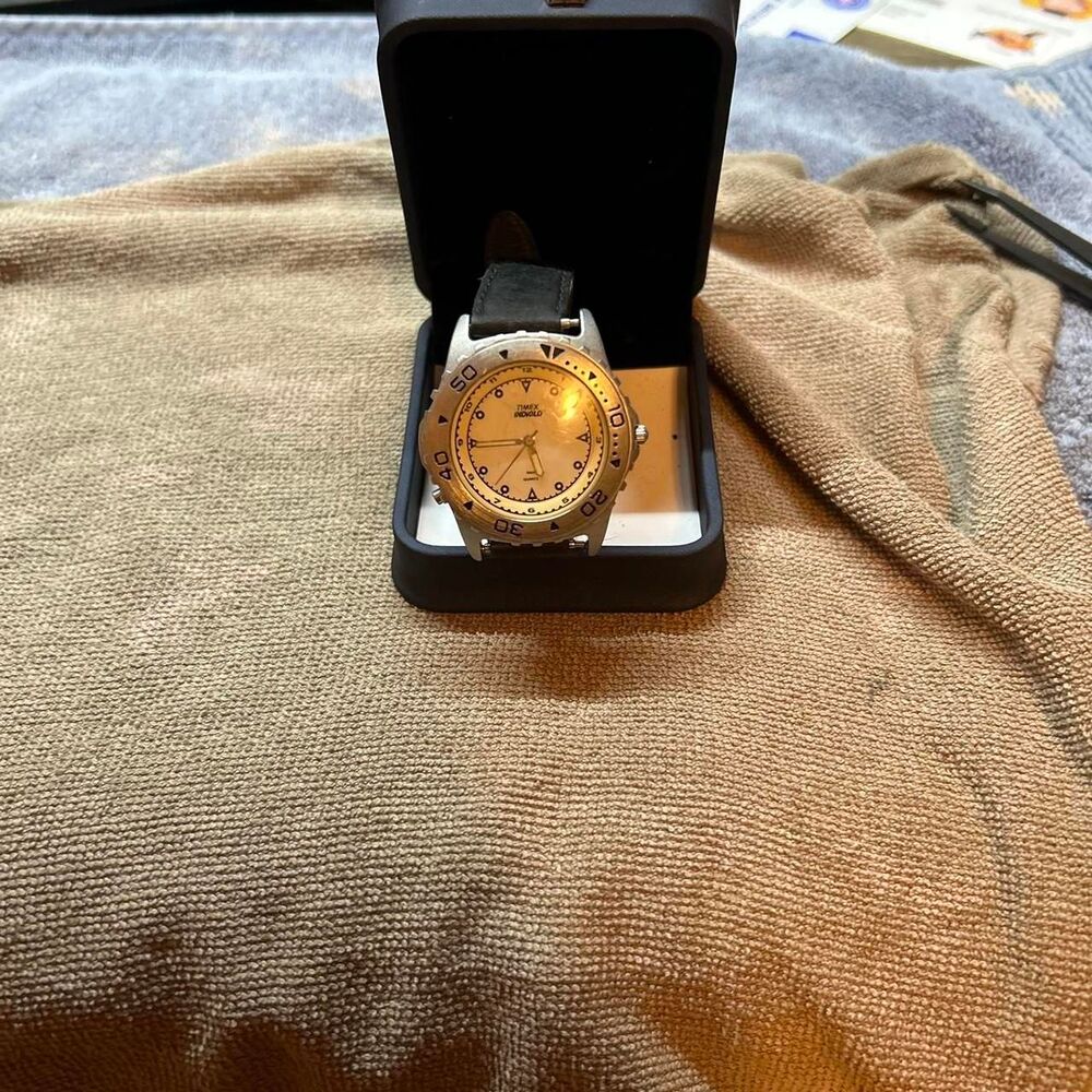 Timex Men's Gold and Silver Watch